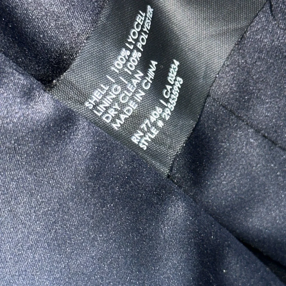 Club Monaco Gideon Navy Blue Draped Trench Coat Sz. S - Picture 8 of 11